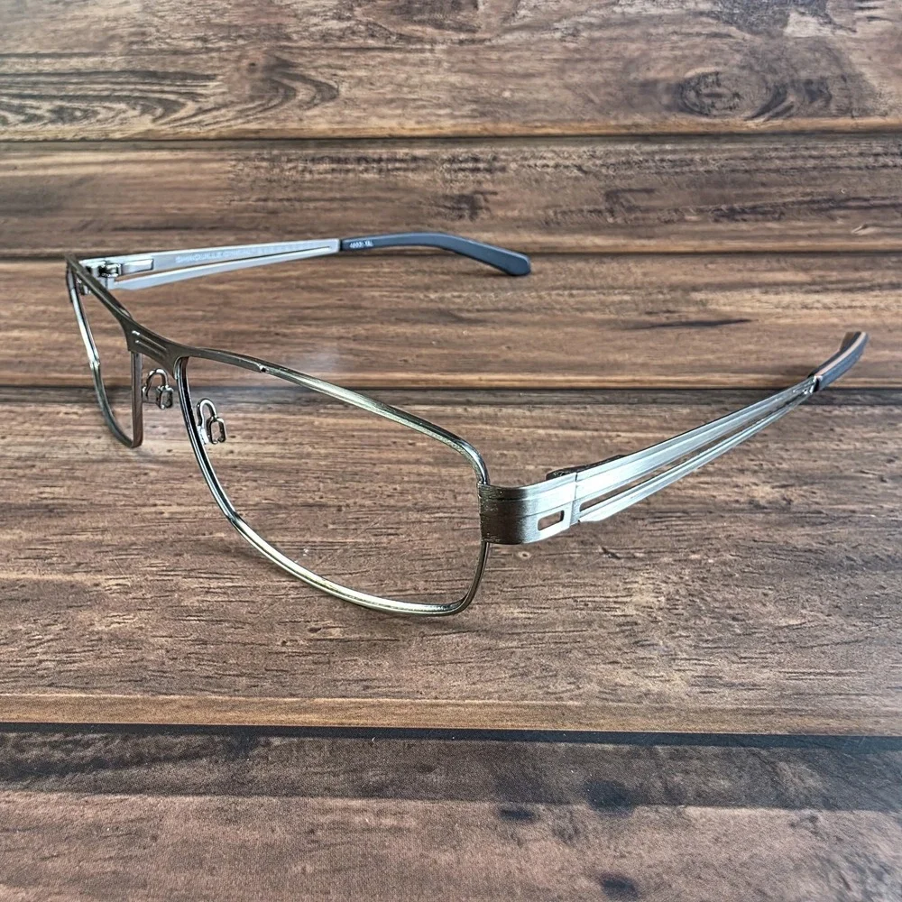 Shaquille O'Neal Eyeglasses Mens XL Metal 4003 Zyloware 59-17-150‎ Signature